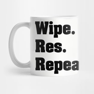 Wipe. Res. Repeat. MMO Classic Mug